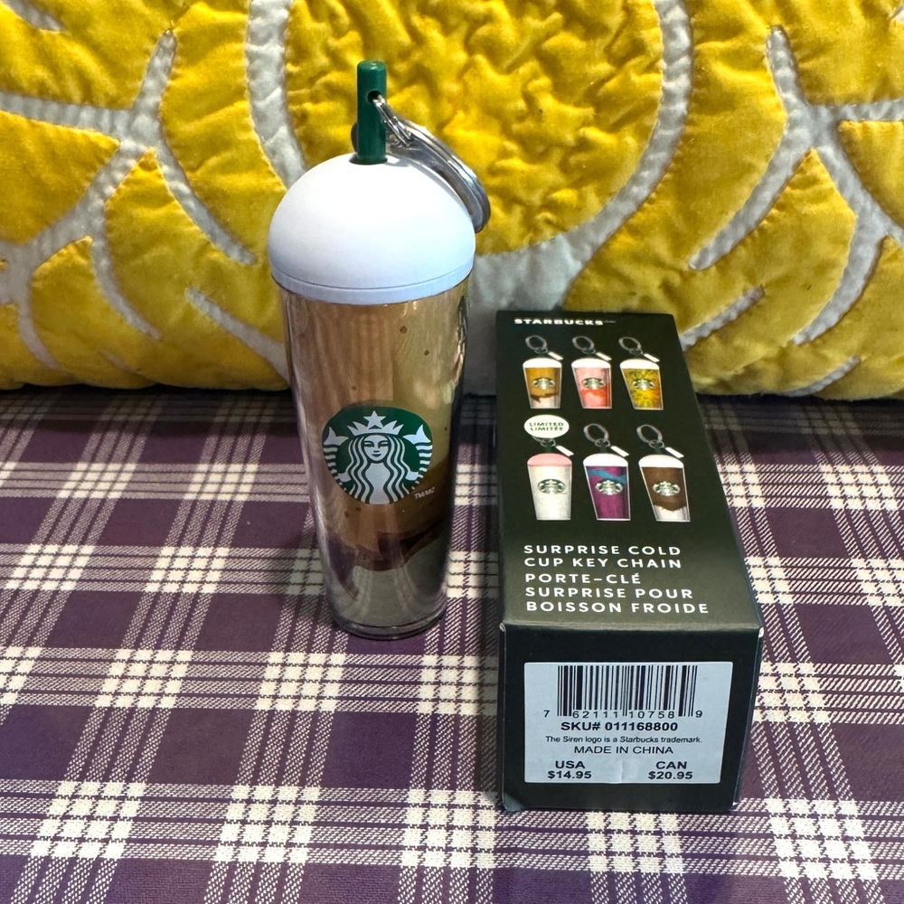 Starbucks Surprise Cold Cup keychain